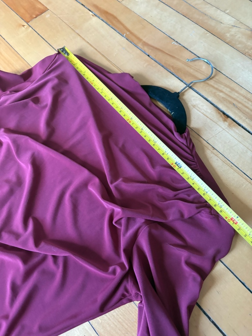 Aritzia Wilfred Sz S Fernanda Raspberry Long Sleeves Midi Dress - Picture 10 of 13